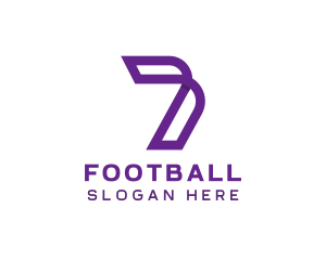 Violet - Digital App Number 7 logo design