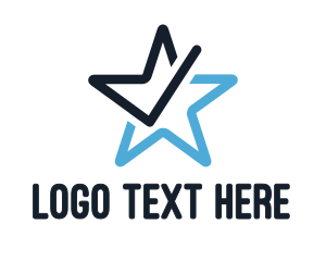 Verification - Star Check logo design