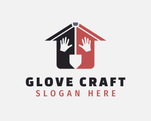 Gloves - Shovel Gloves Contractor logo design