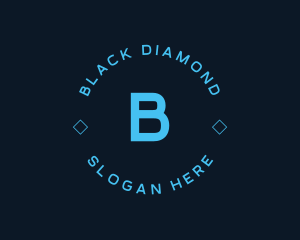 Modern Tech Diamond logo design