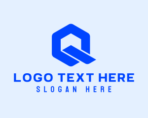 Twitch - Gaming Tech Letter Q logo design