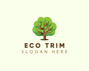 Eco Oak Tree Environmental  logo design