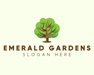 Eco Oak Tree Environmental  logo design