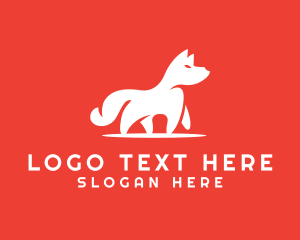 Wild Animal - Wild Fox Animal logo design