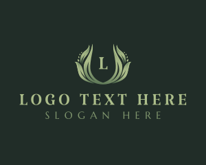 Herbal - Natural Herbal Leaves logo design