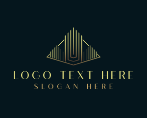 Luxury - Deluxe Property Realty logo design