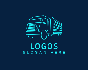 Movers - Transport Truck Company logo design