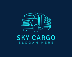 Transport Truck Company logo design