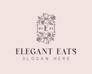 Wedding Event Florist logo design