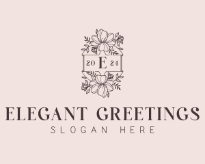 Wedding Event Florist logo design