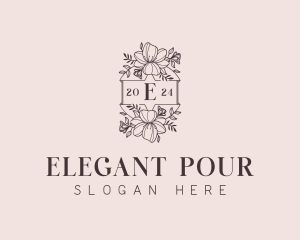 Wedding Event Florist logo design