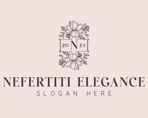 Wedding Event Florist logo design