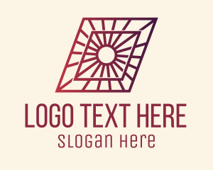 Digital Media - Sunrise Polygon Company logo design
