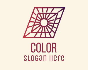 Sunrise Polygon Company  Logo