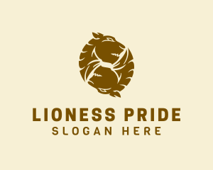 Lioness - Wild Creature Animal logo design