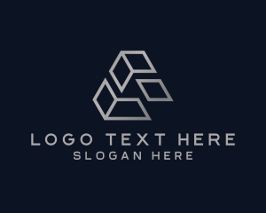 Agency - Industrial Steel Letter A logo design