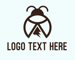 Peak - Mountain Peak Bug Beetle logo design