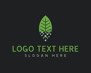 Technology - Biotech Leaf Science logo design