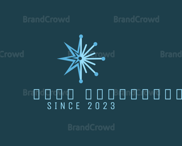 Star Snowflake Decor Logo