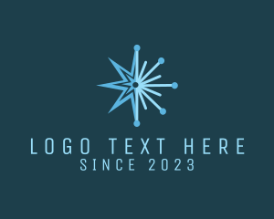 Tile - Star Snowflake Decor logo design