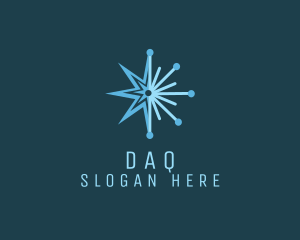 Star Snowflake Decor  Logo