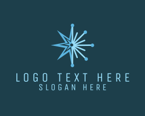 Star Snowflake Decor  Logo