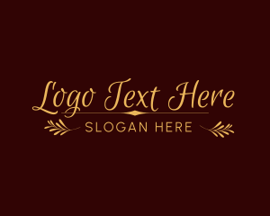 Script - Luxury Premium Wordmark logo design