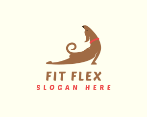 Exercise - Yoga Exercise Dog logo design
