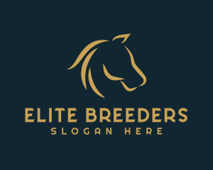 Horse Mane Equine logo design