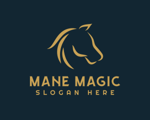 Mane - Horse Mane Equine logo design