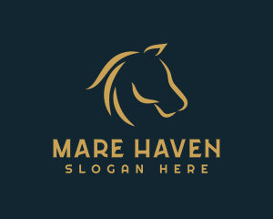 Mare - Horse Mane Equine logo design