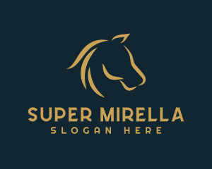 Horse - Horse Mane Equine logo design