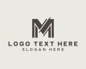 Professional - Professional Agency Letter M logo design