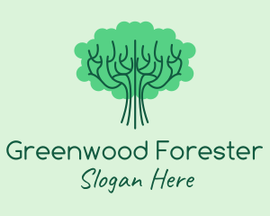 Green Tree Park  logo design