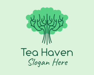 Green Tree Park  logo design