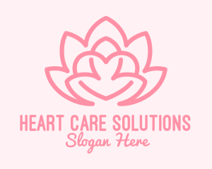 Pink Lovely Lotus  logo design