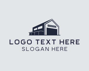 Warehouse - Building Warehouse Facility logo design