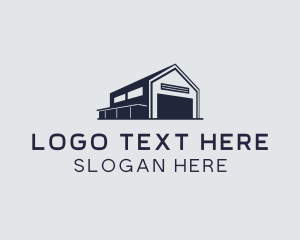 Inventory - Building Warehouse Facility logo design