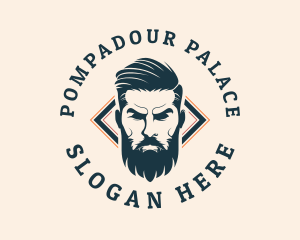 Pompadour - Pompadour Barber Styling logo design