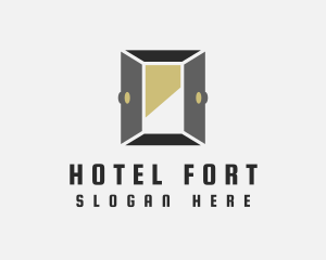 Open Door Hotel logo design