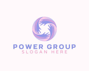 Group - Hand Charity Support logo design