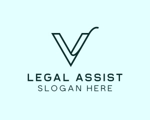 Paralegal - Notary Paralegal Lawyer logo design