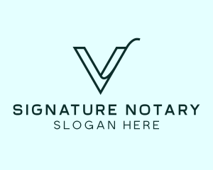 Notary - Notary Paralegal Lawyer logo design
