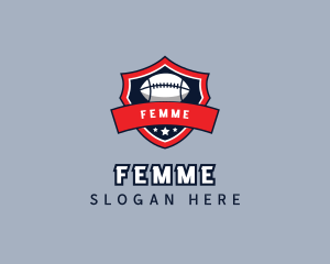 Football Athletic Team logo design