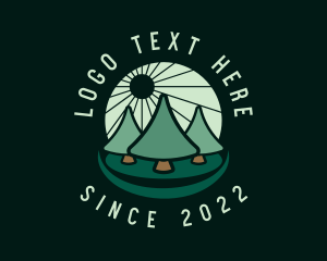 Rural - Pine Tree Forest logo design