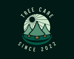 Pine Tree Forest logo design