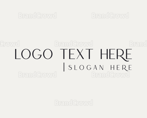 Expensive Stylish Beauty Logo