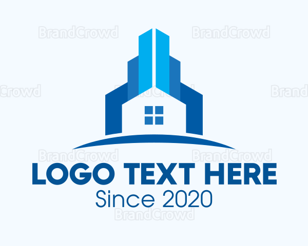 Blue Home Property Logo