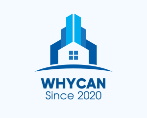 Cityscape - Blue Home Property logo design
