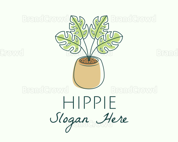 Minimalist Garden Plant Logo